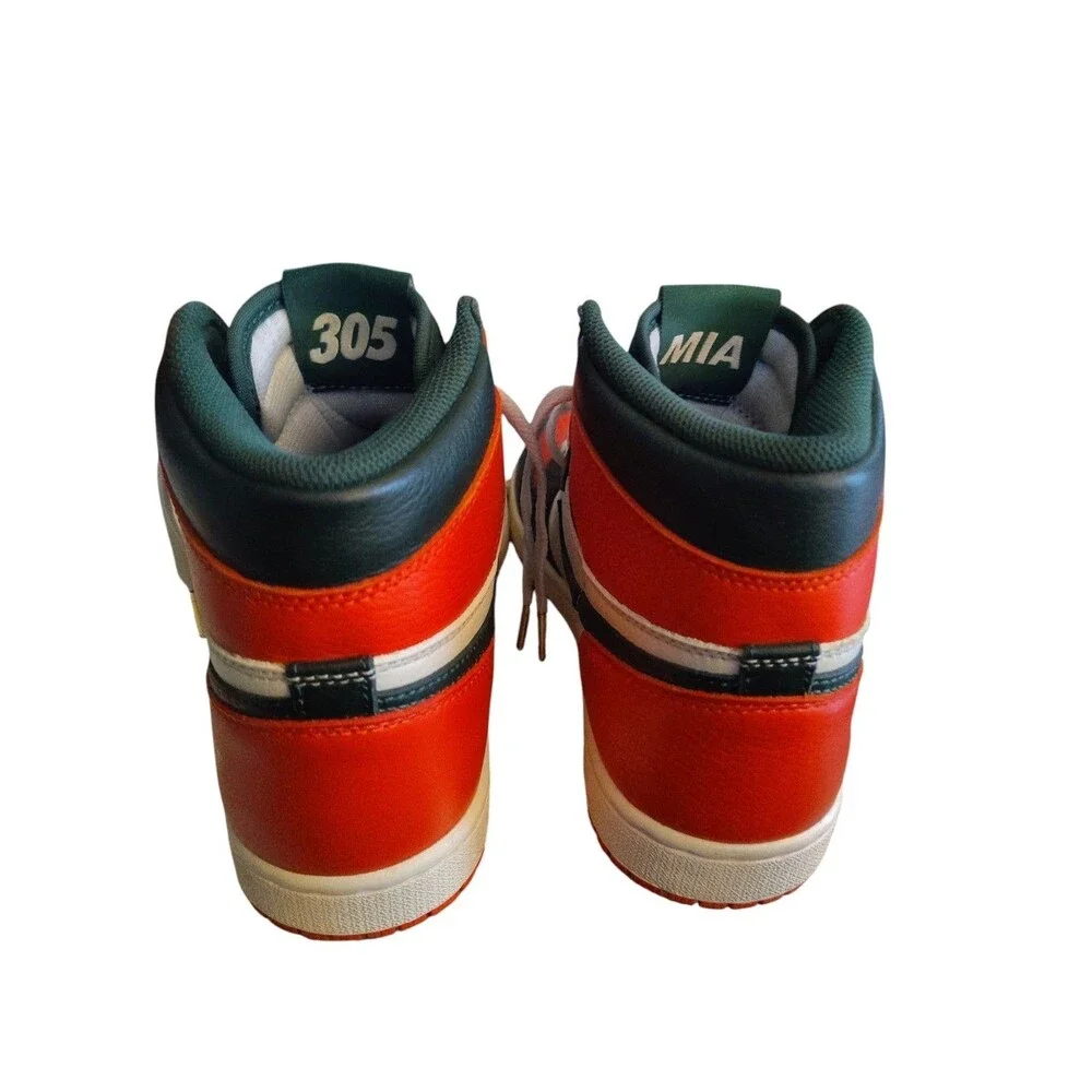 Size 7 Men's - SoleFly x Air Jordan 1 Retro High Art Basel Green White Orange 56
